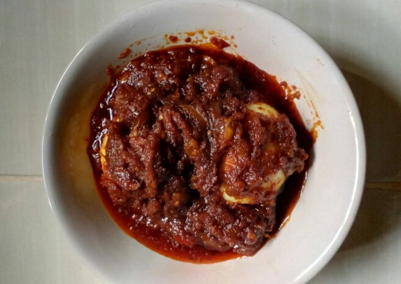 Sambal mercon telur bebek
