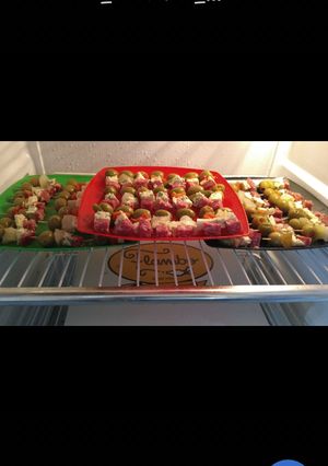 Una foto de Brochettes de fiambres