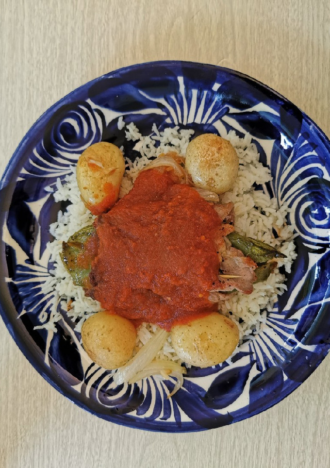 Una foto de Envuelto de bistec a 4 vientos