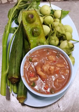 รูปของ น้ำพริกขยำกุ้งสด