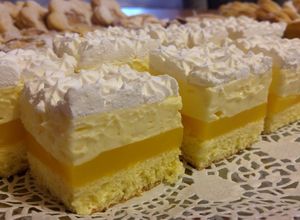 Narancsos-vanília krémes szelet recept fotója