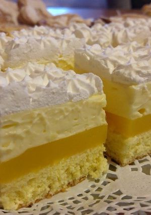Narancsos-vanília krémes szelet recept fotója