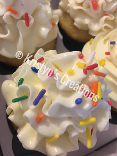 A picture of Swiss meringue buttercream.