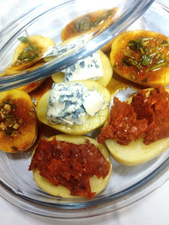 Una foto de Patatas asadas al microondas