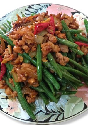 Foto resep Cah Baby Buncis Ayam