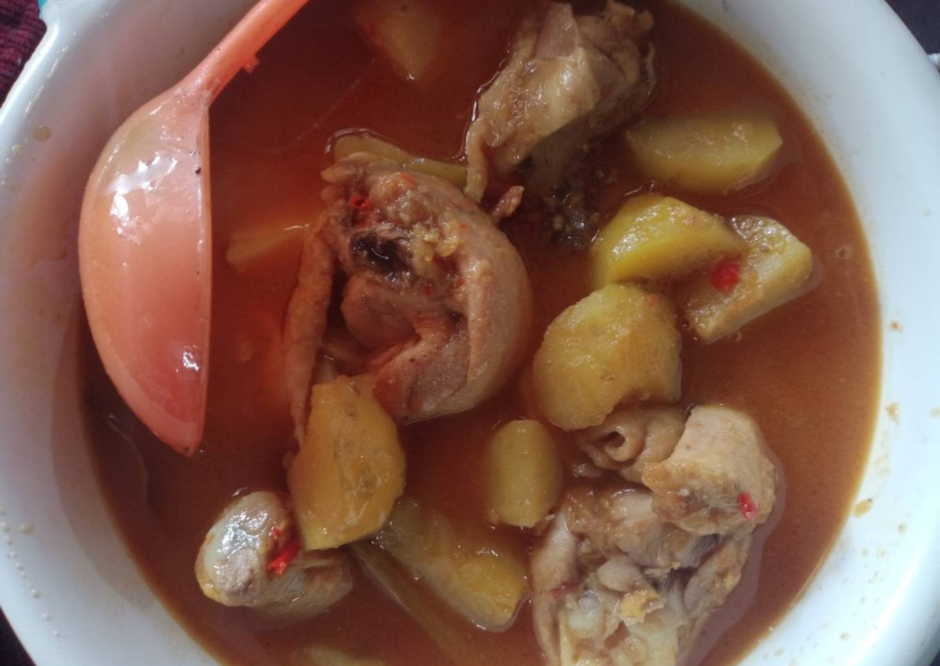 Kari ayam kentang ulala sedap