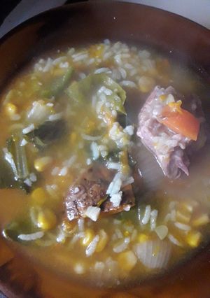 Una foto de Sopa de verduras