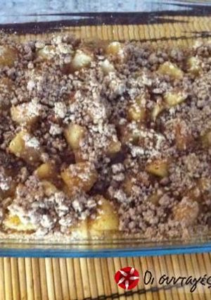 Φωτογραφία της συνταγής Apple crumble