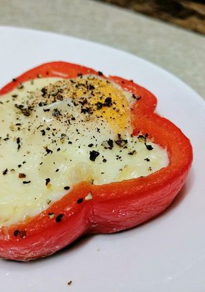 甜椒煎蛋 的食譜成品照片