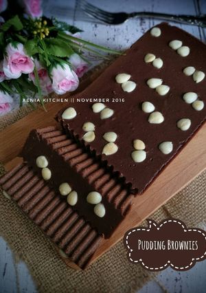 Foto resep Pudding Brownies 🍫