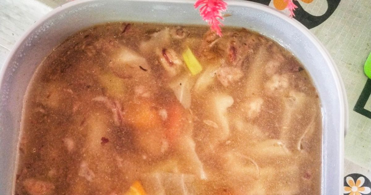 Sayur Sop Bakso Sederhana