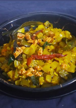 A picture of Lauki ki Sabji.