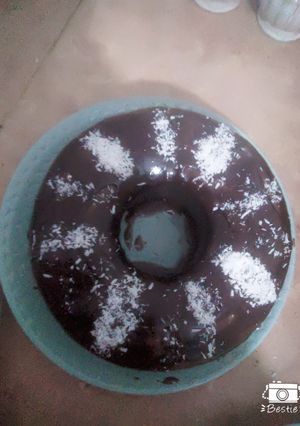 صورة لوصفة كيكة الشوكولاتة 👌😌