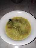 Sayur pepaya dan kacang panjang (jukut gedang) balinese food