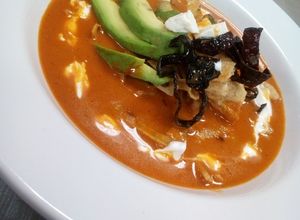 Una foto de Sopa azteca