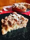 Tarta nevada de pera