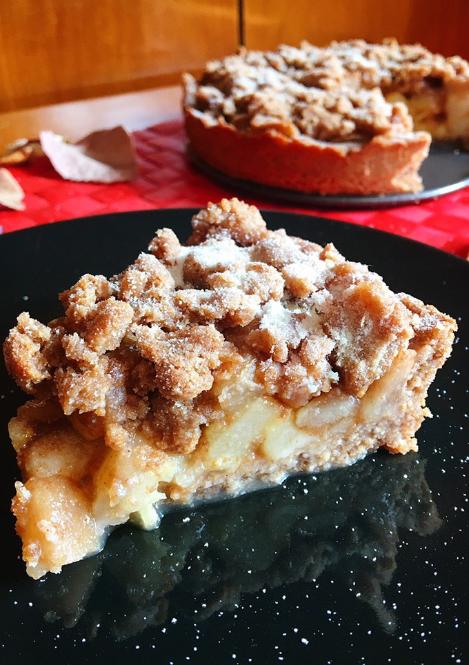 Una foto de Tarta nevada de pera