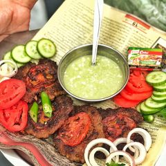 A picture of Chappli kabab.