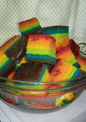 Foto resep Rainbow Cake