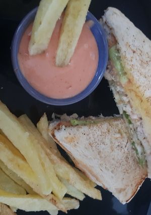 A picture of Club sandwiches !!!!.