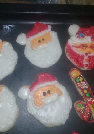 Una foto de Galletitas Papá Noel de jengibre!!!🎅🤶