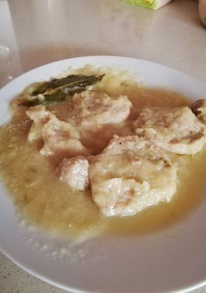 Una foto de Solomillo con salsa para chuparse los dedos!