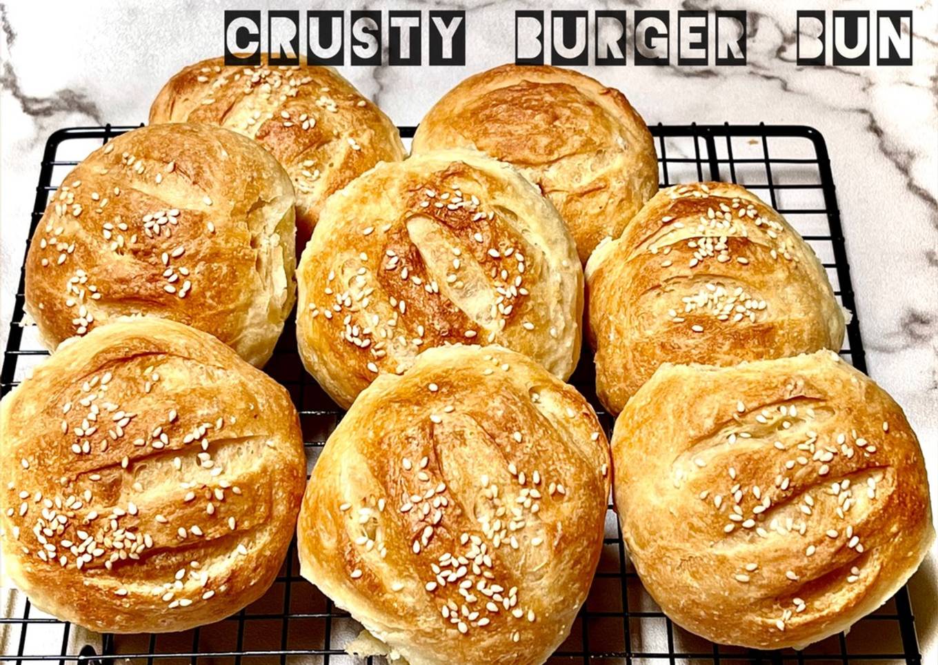 Crusty Burger Bun - Overnight Dough