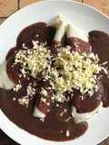 Enfrijoladas de aguacate