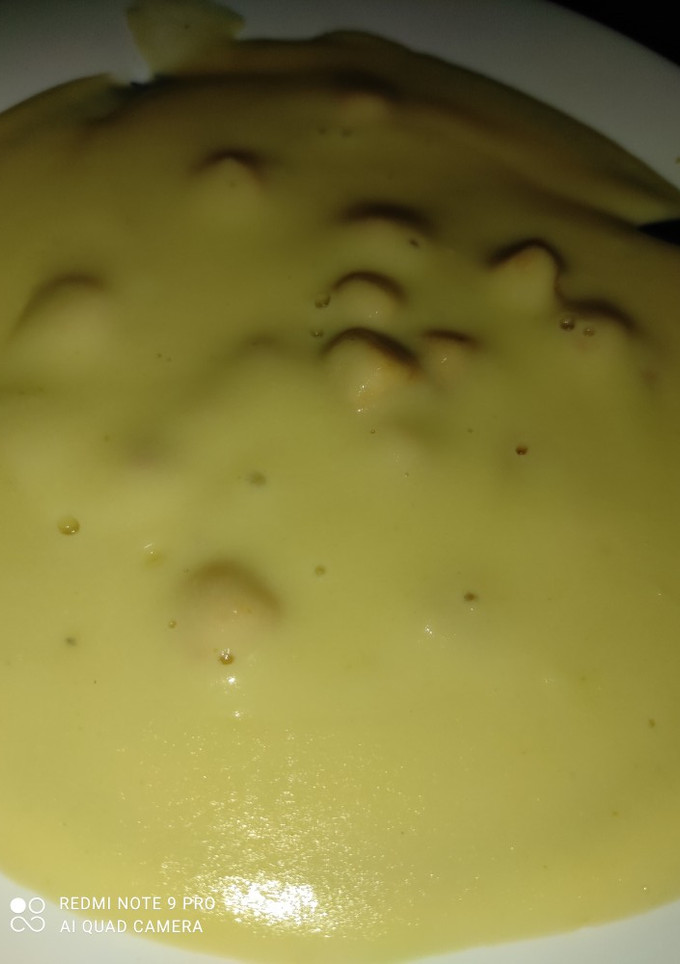 Una foto de Puré de calabacín