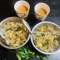 A picture of Sabudana khichdi.