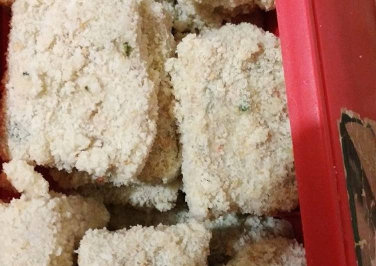 Resep Chicken nugget + veggie, Bisa Manjain Lidah