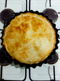 Una foto de Tarta de zapallo anco|Vegetariana