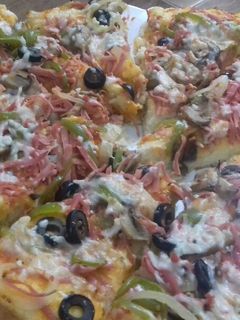صورة لوصفة بيتزا 🍕