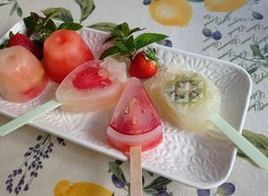 Foto di Sorbetti al limone kiwi 🥝 e fragola 🍓