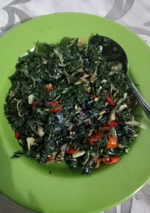 Foto resep Tumis daun singkong
