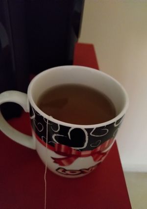 A picture of Saunf water / fennel water.