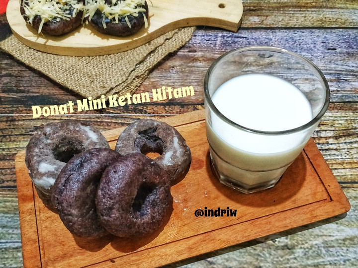 Resep Donat Mini Ketan Hitam, Lezat Sekali