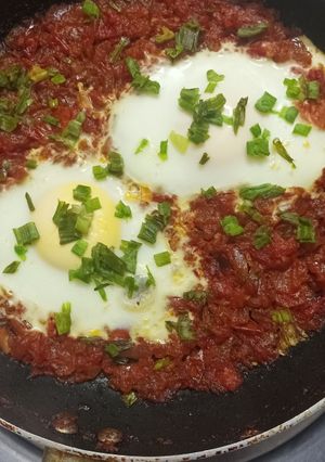 A picture of Yummy Egg Shakshuka.