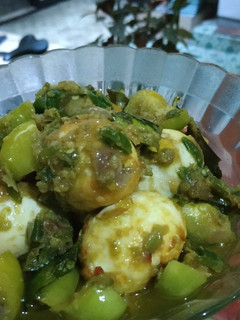 Foto resep Balado Telur Cabe Ijo
