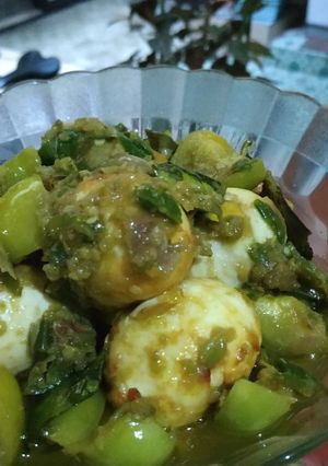 Foto resep Balado Telur Cabe Ijo