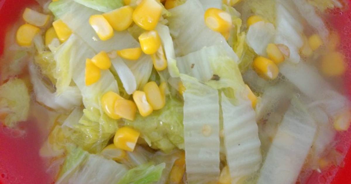 Resep Sayur Sawi Putih Jagung Manis Oleh Cita Fatimah Cookpad