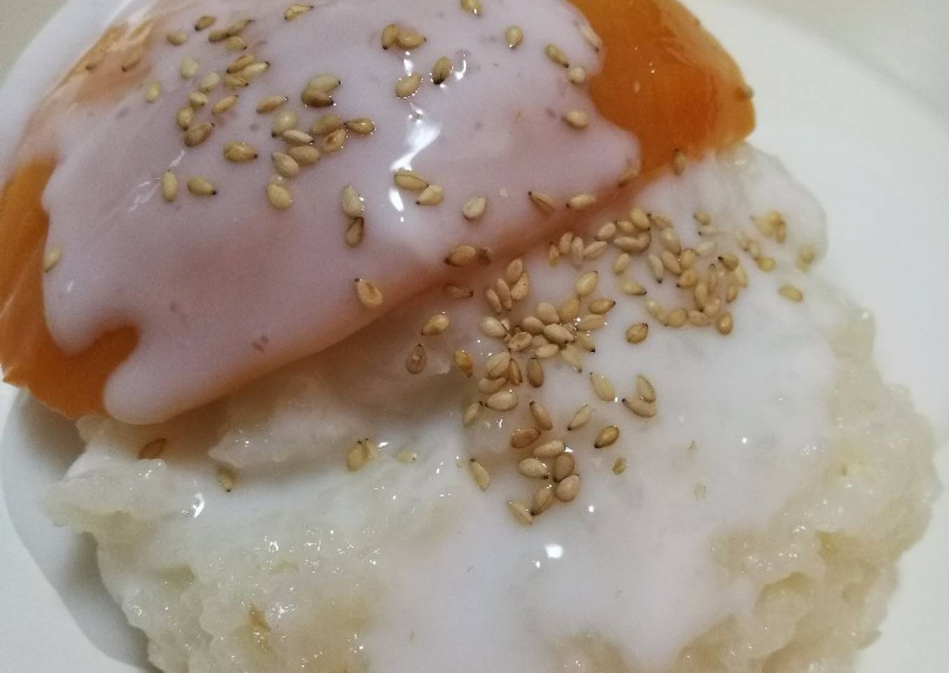 Ketan mangga, masak di rice cooker