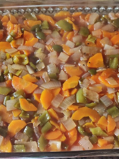 Una foto de Zanahoria en salsa agridulce