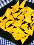 Homemade Spicy nacho chips