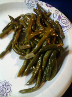A picture of Sesame green beans.