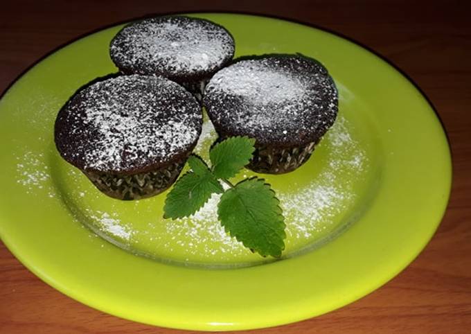 Csokis muffin recept foto