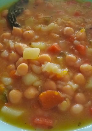 Una foto de Guiso de Garbanzos