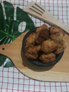 Foto resep Bakso ikan tengiri goreng