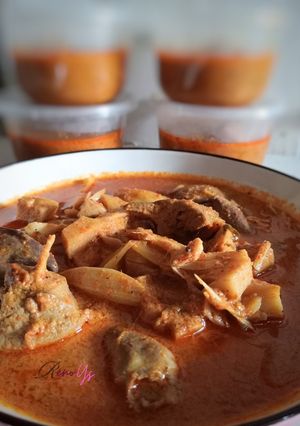 Foto resep Gule nangka ati ayam