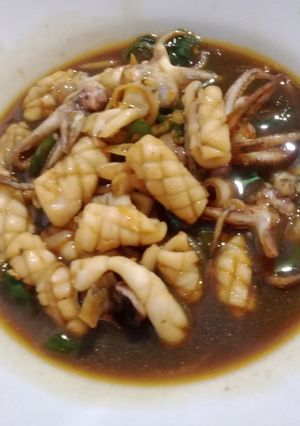 Foto resep Cumi saus tiram cabai hijau